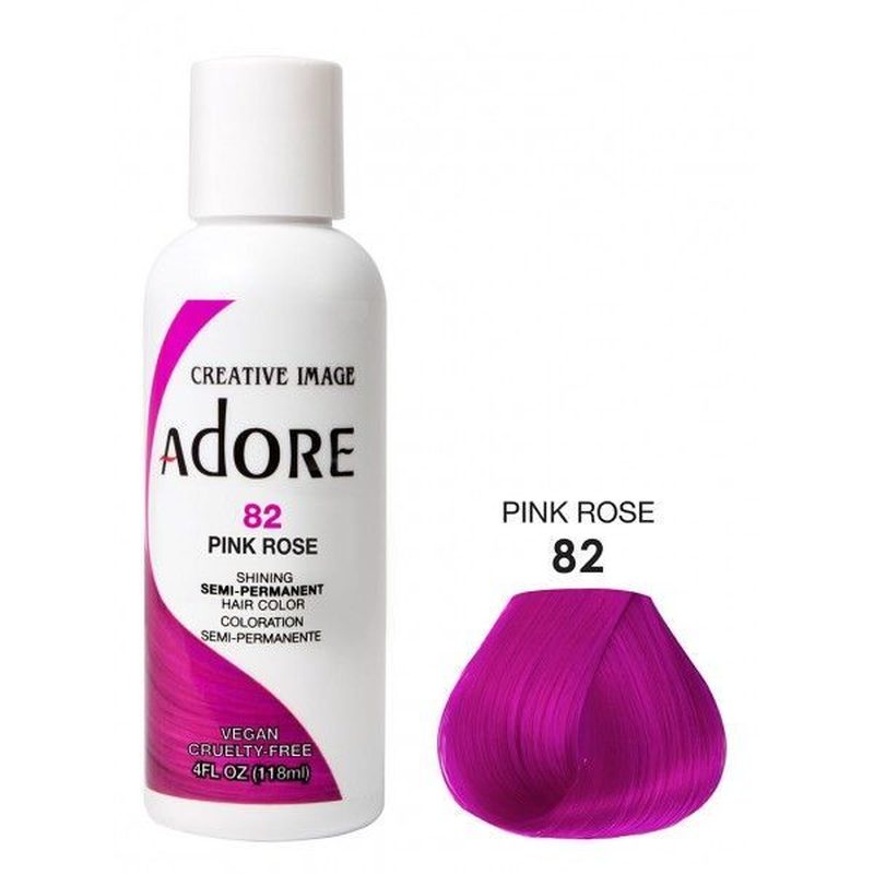 Adore Semi-Permanent Haarkleur – Stralende Roze Tint voor Alle Haartypen 118 ml