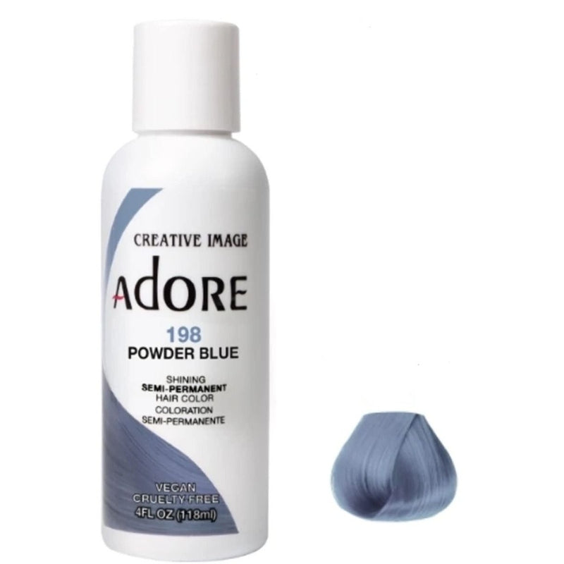 Adore Semi-Permanent Haarkleur – Verfijnde Poederblauwe Tint 118ml