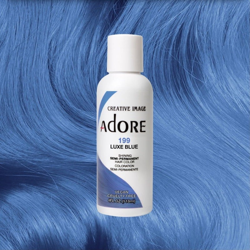Adore Semi-Permanent Haarverf – Luxe Blauw voor Alle Haartypes 118ml