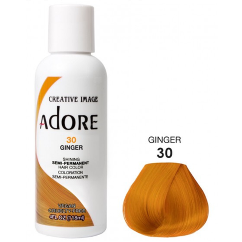 Adore Semi Permanente Haarkleur – Gember voor Alle Haartypen 118ml