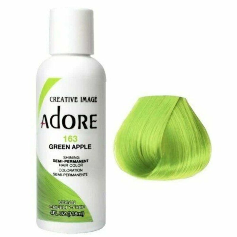 Adore Semi-Permanente Haarkleur – Groene Appel voor Alle Haartypes 118ml