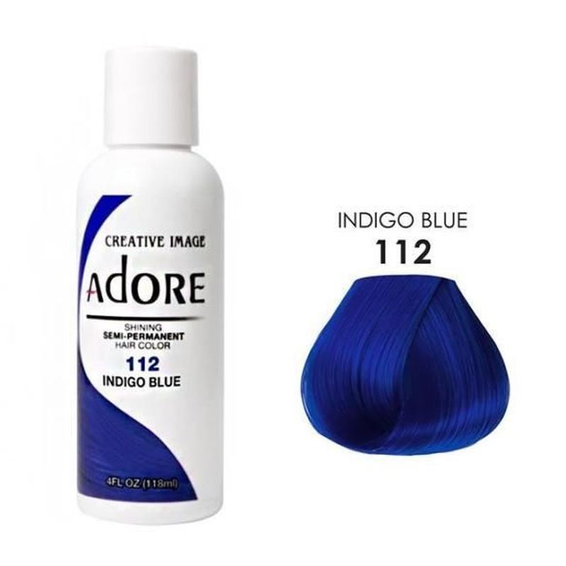 Adore Semi-Permanente Haarkleur – Intens Indigo Blauw voor Alle Haartypes 118ml