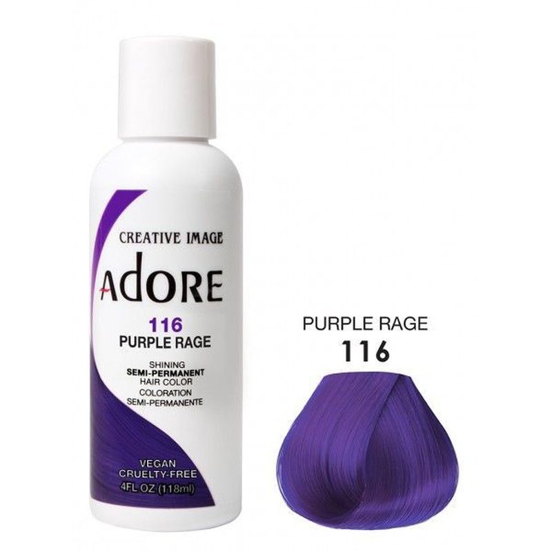 Adore Semi-Permanente Haarkleur – Intense Paars voor Alle Haartypes 118ml