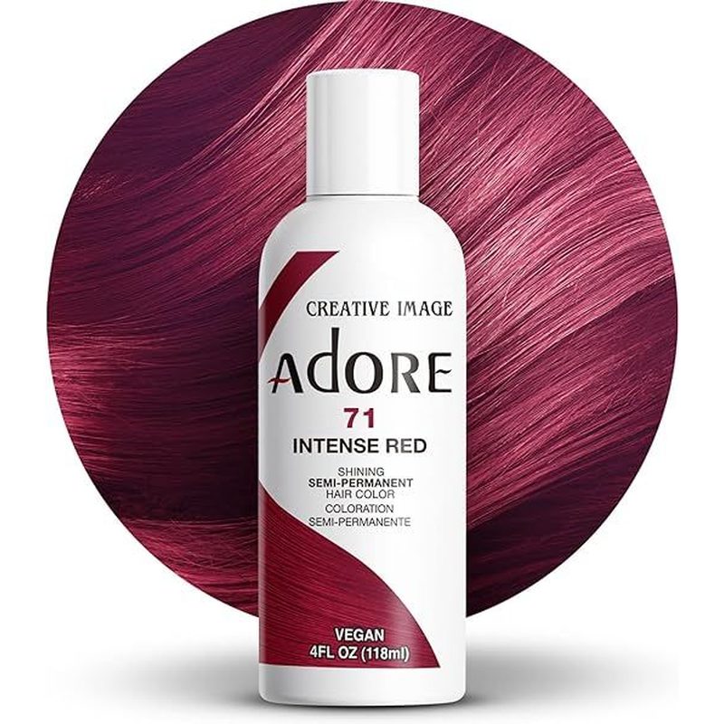Adore Semi-Permanente Haarkleur – Intense Rood met Glans 118ml
