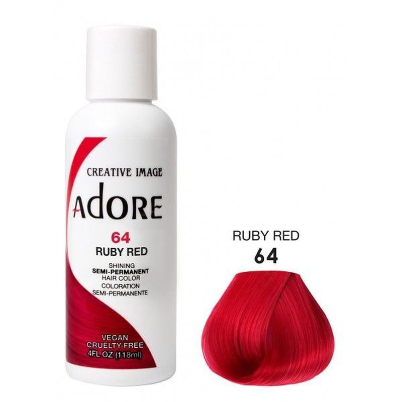 Adore Semi-Permanente Haarkleur – Stralend Rood voor Alle Haartypes 118ml