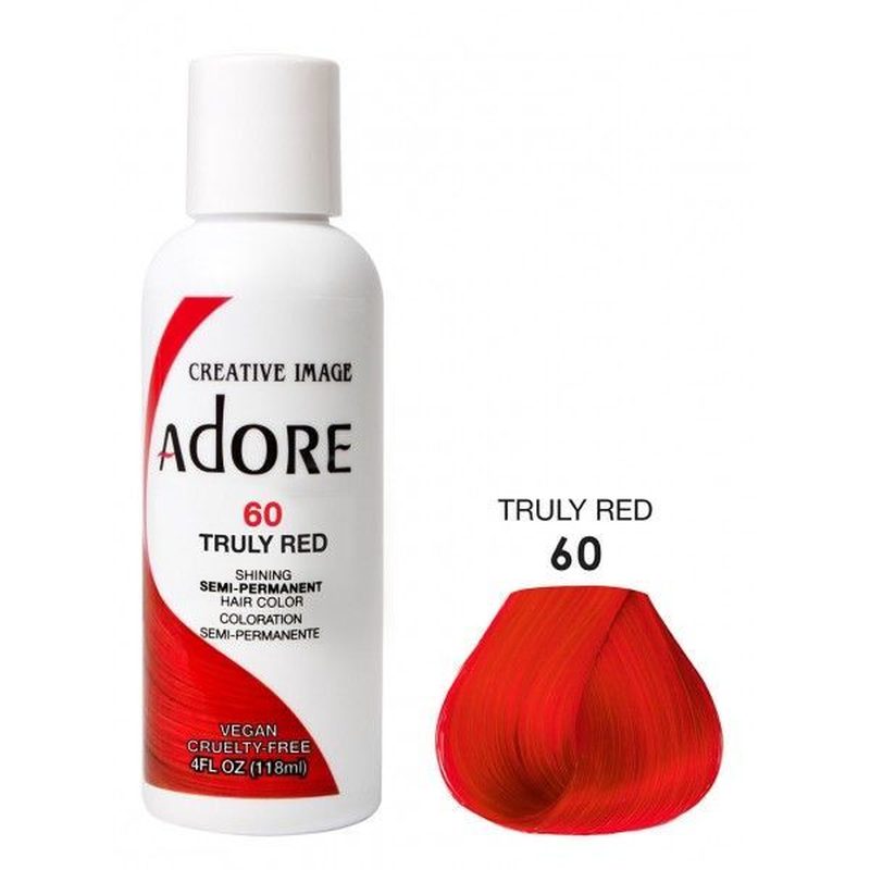Adore Semi-Permanente Haarkleur – Stralend Rood voor Alle Haartypes 118ml