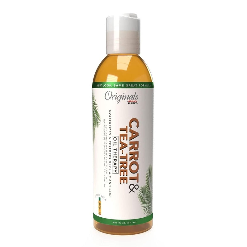 Africa's Best Organics Carrot T-Tree Oil – Voedende Therapie voor Haar en Huid 177ml
