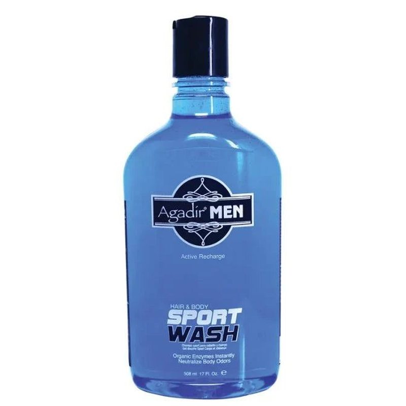 Agadir Men Sport Body Wash – Verfrissende Douchegel voor Mannen 508ml