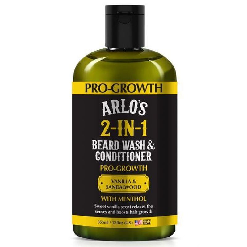 Arlo's Beard Wash & Conditioner – Pro-Growth voor Baardverzorging 355ml