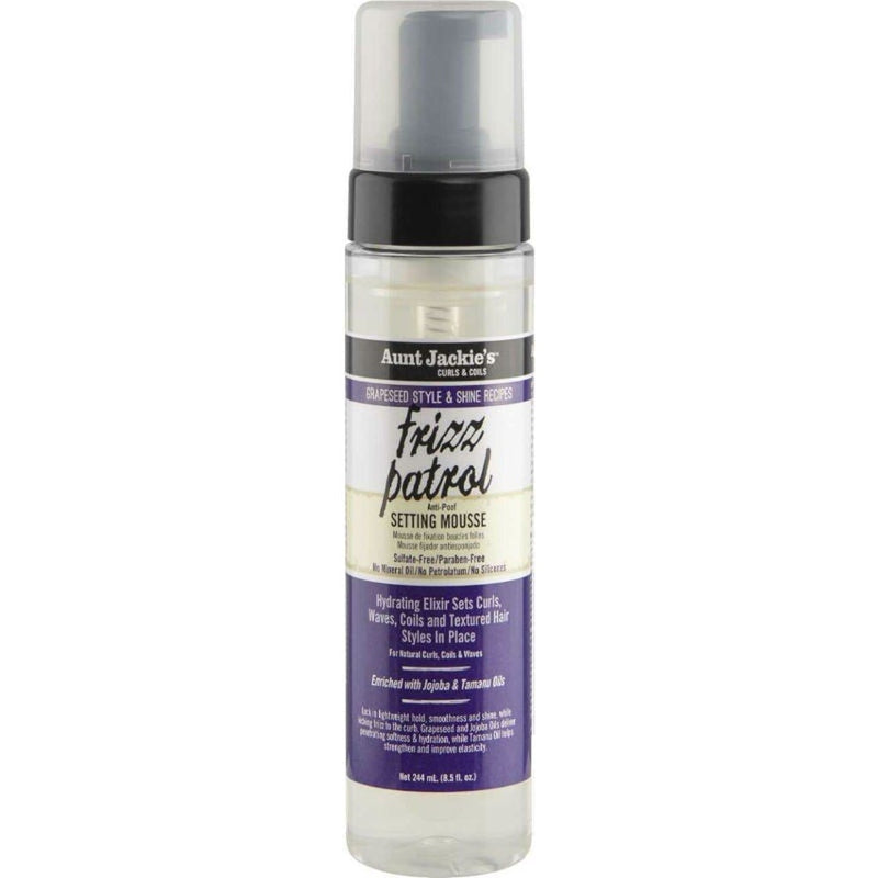 Aunt Jackie's Setting Mousse – Hydraterende Elixir voor Krullend Haar 244ml