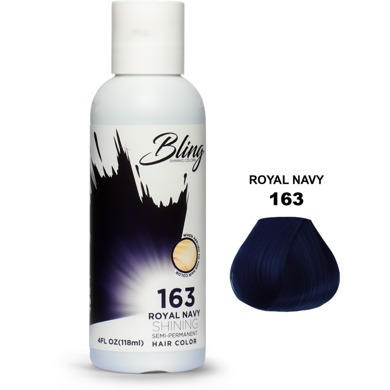 Bling Semi Permanent Haarkleur – Diepe Blauwe Tint 118 ml