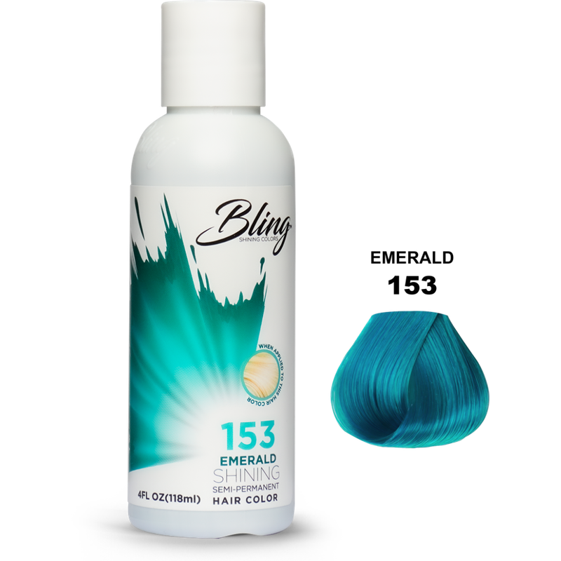Bling Semi-Permanent Haarkleur – Emerald voor Alle Haartypes 118ml
