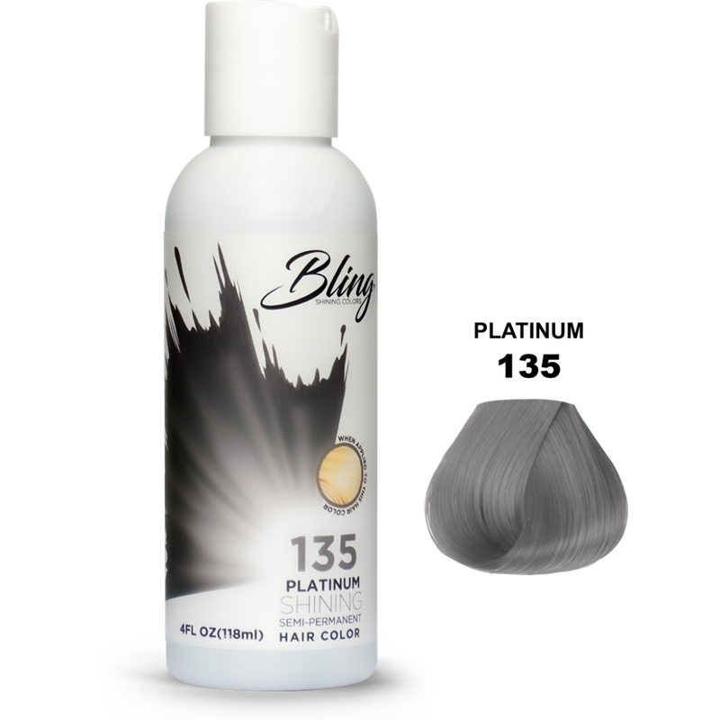 Bling Semi-Permanent Haarkleur – Platina voor Alle Haartypes 118ml