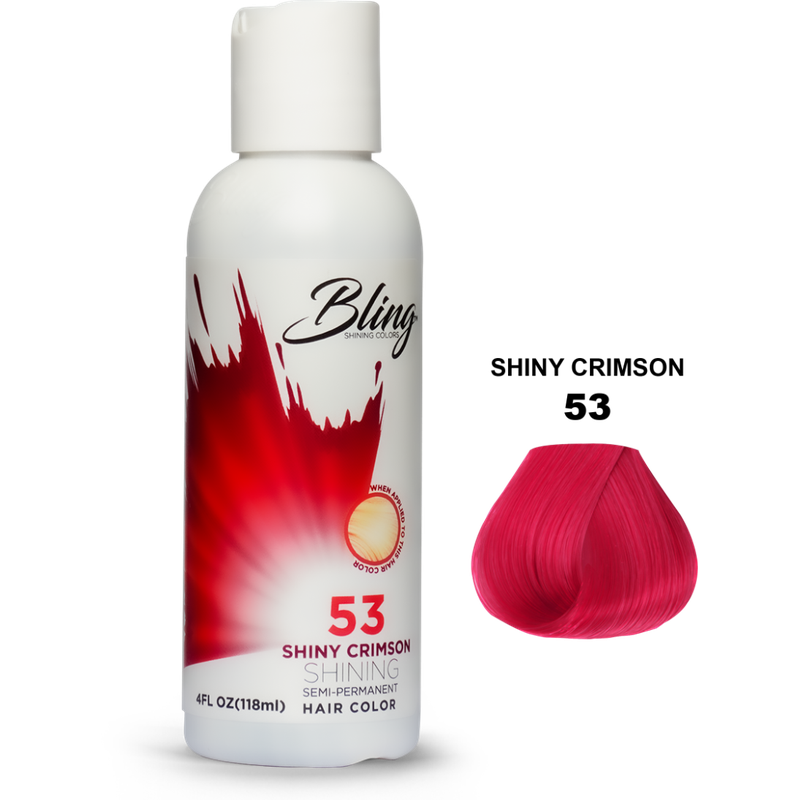 Bling Semi-Permanent Haarverf 53 – Glanzend Crimson 118 ml