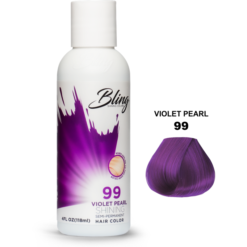 Bling Semi-Permanent Haarverf – Violet Pearl voor Alle Haartypes 118ml