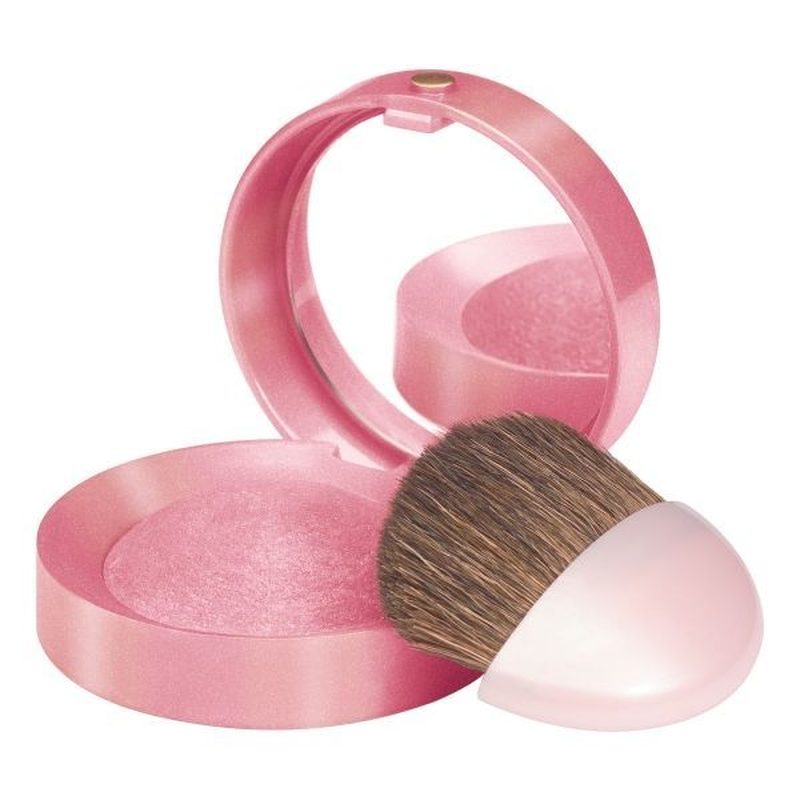 Bourjois Little Round Pot Blush – Glanzende Roze voor Elke Huidtype 2,5g