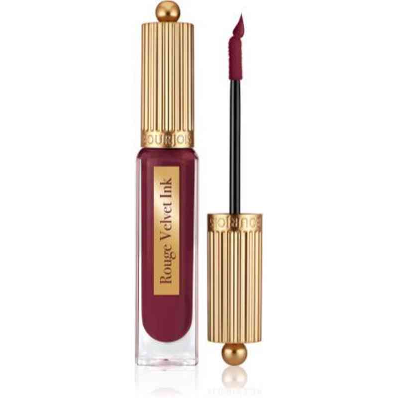 Bourjois Rouge Velvet Ink Lippenstift – Langdurige Mat Effect voor Alle Lippen 11 Rasin-Terdit