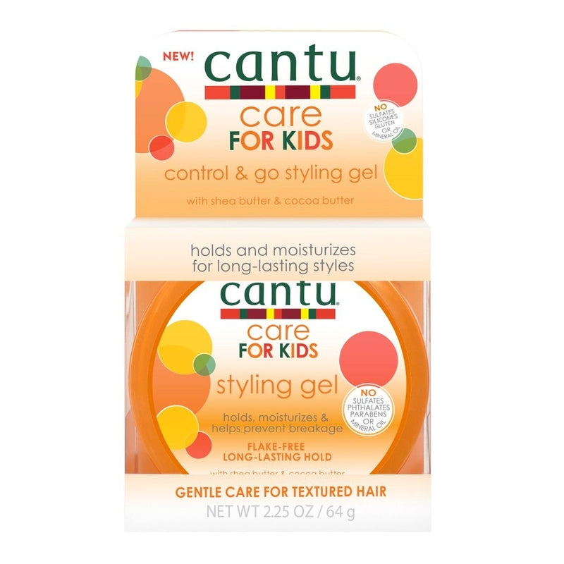 Cantu Styling Gel – Houdt en Hydrateert voor Kinderen 64g