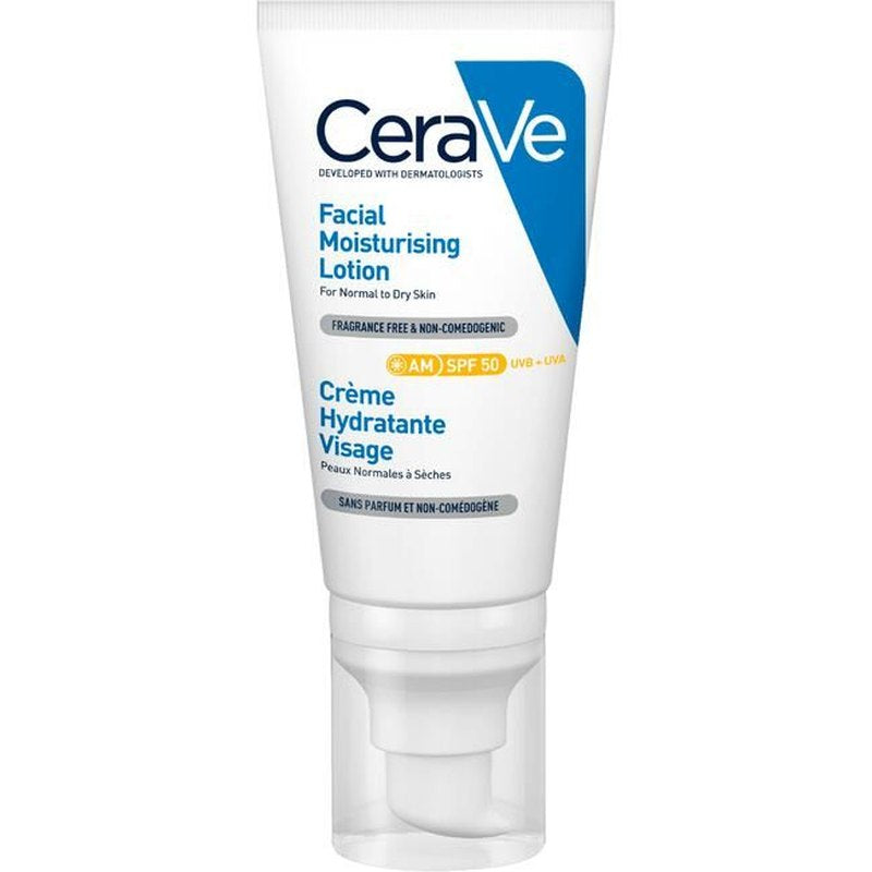 CeraVe Gezichtscrème – Hydraterende Lotion met SPF 50 52ml