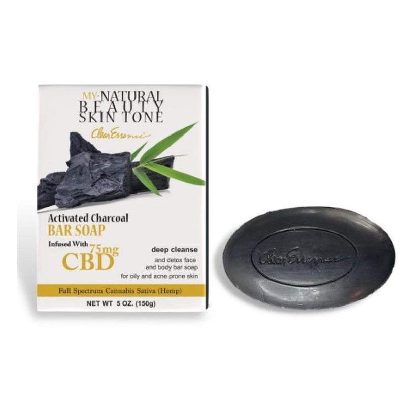 Clear Essence Geactiveerde Houtskool Zeep – Diepe Reiniging voor Huid 150g