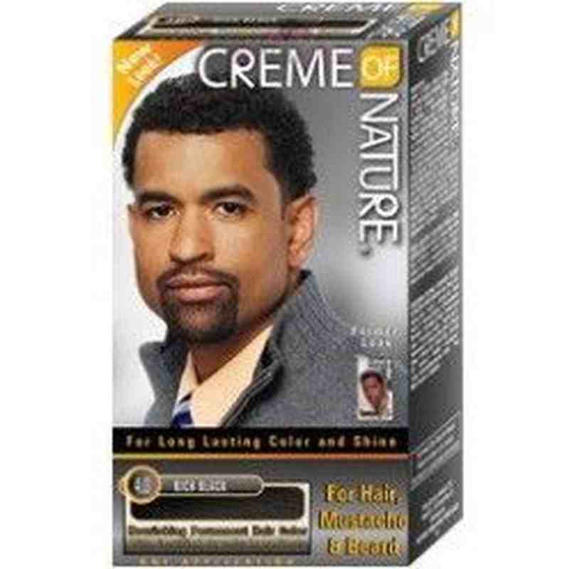 Creme of Nature Haarverf voor Mannen – Rijk Zwart 118g