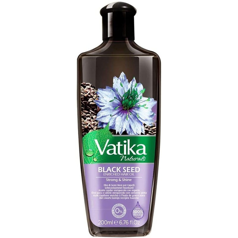 Dabur Vatika Haarolie – Verrijkt met Zwarte Komijn voor Compleet Haarzorg 200ml