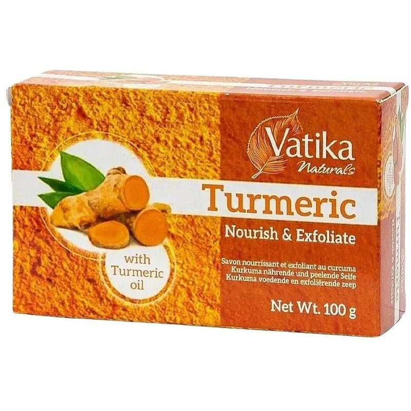 Dabur Vatika Turmeric Zeep – Voedende en Exfoliërende Zeep 100g