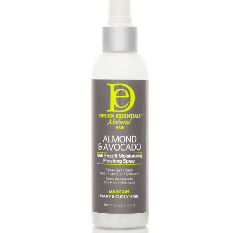 Design Essentials Afwerkingsspray – Anti-Frizz & Hydraterend voor Golvend en Krullend Haar 170ml