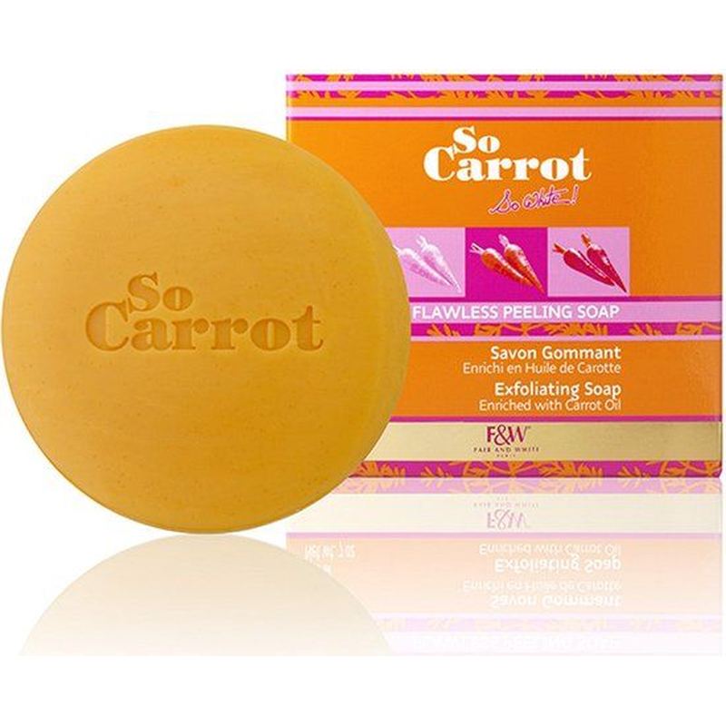 Fair & White So Carrot Zeep – Exfoliërende Zeep voor Stralende Huid 200g