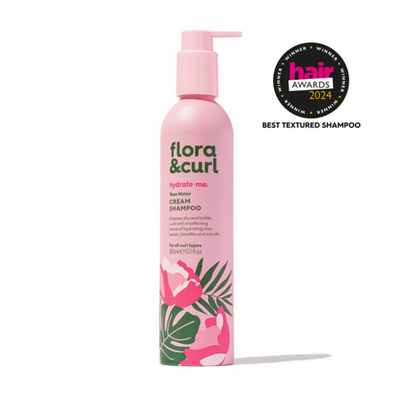Flora & Curl Shampoo – Hydraterende Crème voor Krullend Haar 300ml