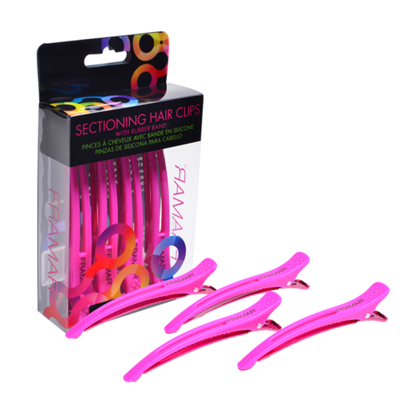 Framar Super Sectioners Pink – Haarsectie Clips voor Perfecte Styling 4 Stuks