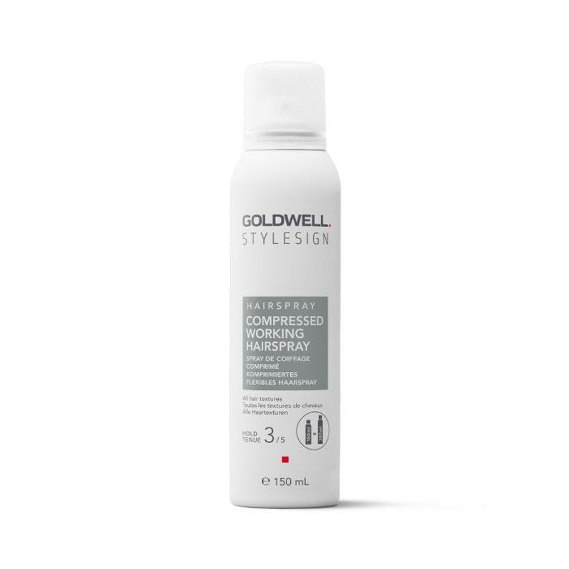 Goldwell Compressed Working Hairspray – Flexibele Fixatie voor Alle Haartexturen 150ml