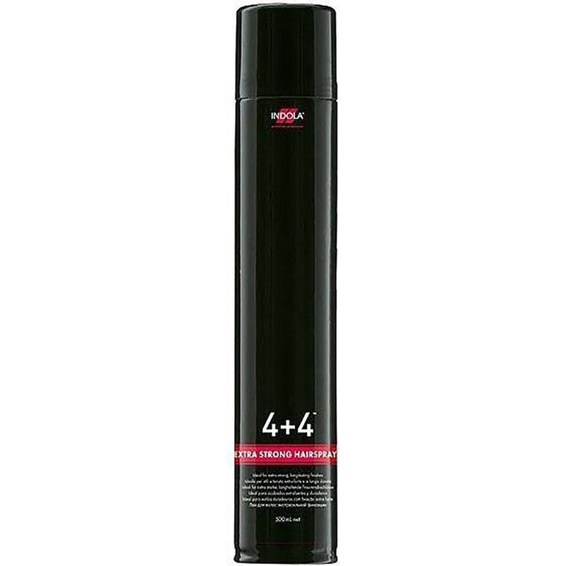 Indola 4+4 Hairspray – Langdurige Hold voor Alle Haartypes 500ml