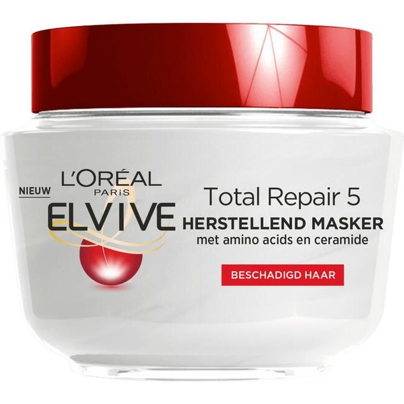 L'Oréal Elvive Total Repair 5 – Herstellend Masker voor Beschadigd Haar 300ml