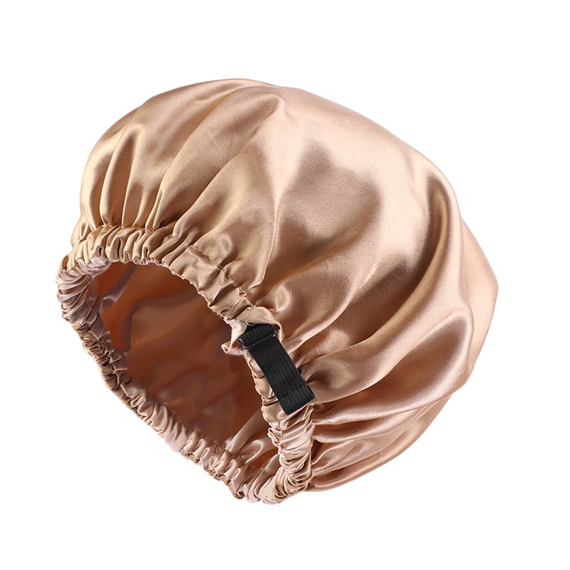 MHS Satin Haar Bonnet – Dubbel Laags Verstelbaar voor Alle Haarsoorten 36cm