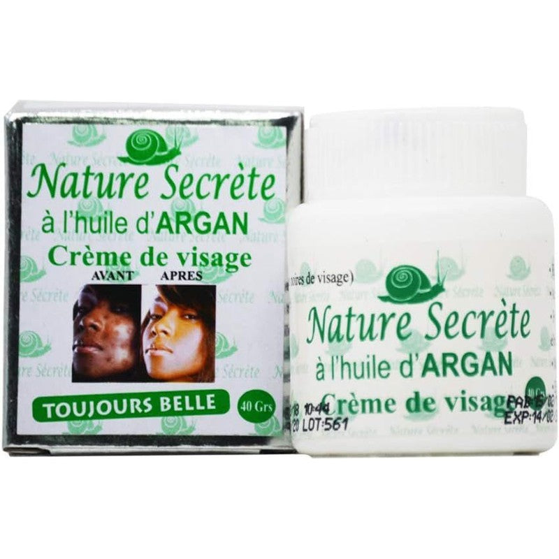 Nature Secret Gezichtscrème – Voedende Crème met Arganolie 40g
