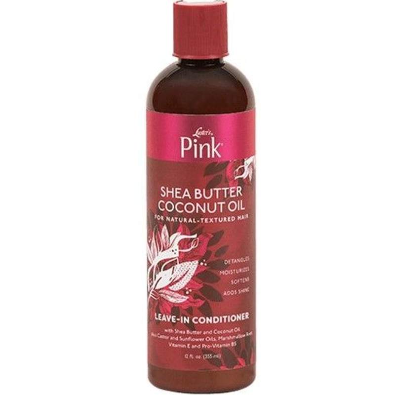 Pink Shea Coconut Leave-In Conditioner – Hydraterende Crème voor Droog Haar 355ml