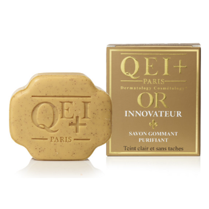 QEI+ Exfoliërende Lichtgevende Zeep – Verhelderend voor Alle Huidtypen 100g