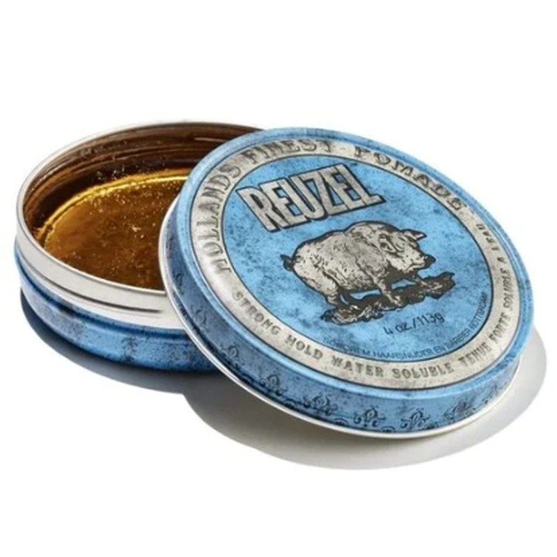 Reuzel Blue Strong Hold Pomade – Sterke Hold voor Alle Haartypes 113g