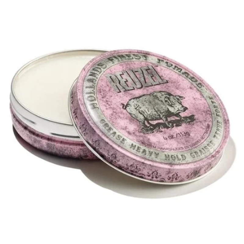 Reuzel Pink Grease – Sterke Hold voor Dik en Krullend Haar 113g