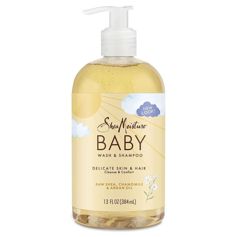 Shea Moisture Baby Wash & Shampoo – Zachte Reiniger voor Babyhuid 384ml