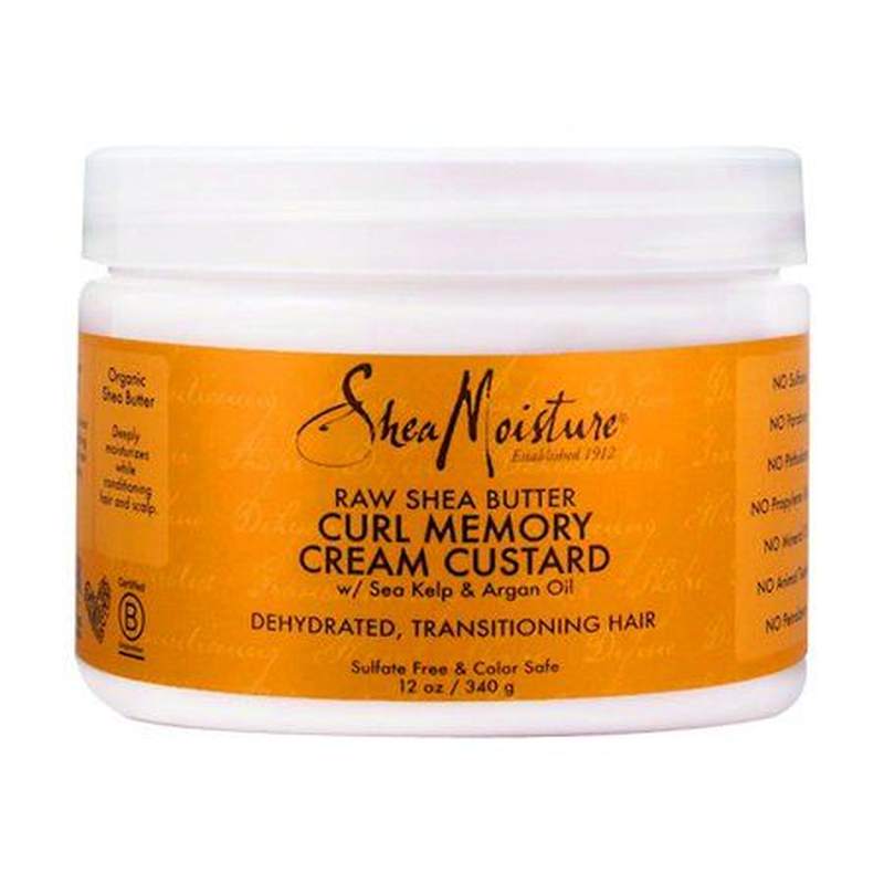 Shea Moisture Curl Memory Cream – Hydraterende Custard voor Krullend Haar 340g