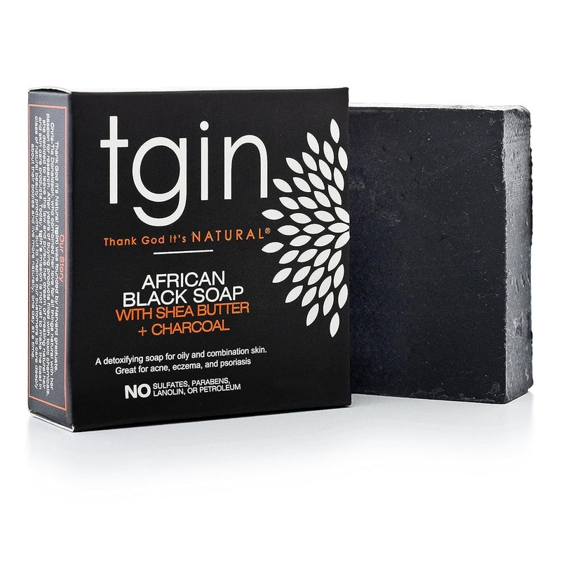 TGIN Afrikaanse Zwarte Zeep – Hydraterend voor Alle Huidtypes 113g