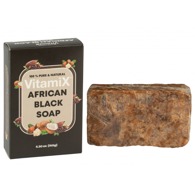 Vitamix Afrikaanse Zwarte Zeep – 100% Natuurlijk voor Alle Huidtypen 150g