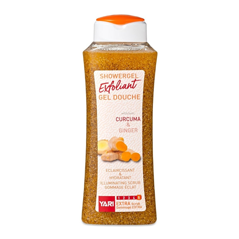 Yari Exfoliant Showergel – Verhelderende Scrub met Curcuma & Gember 500ml