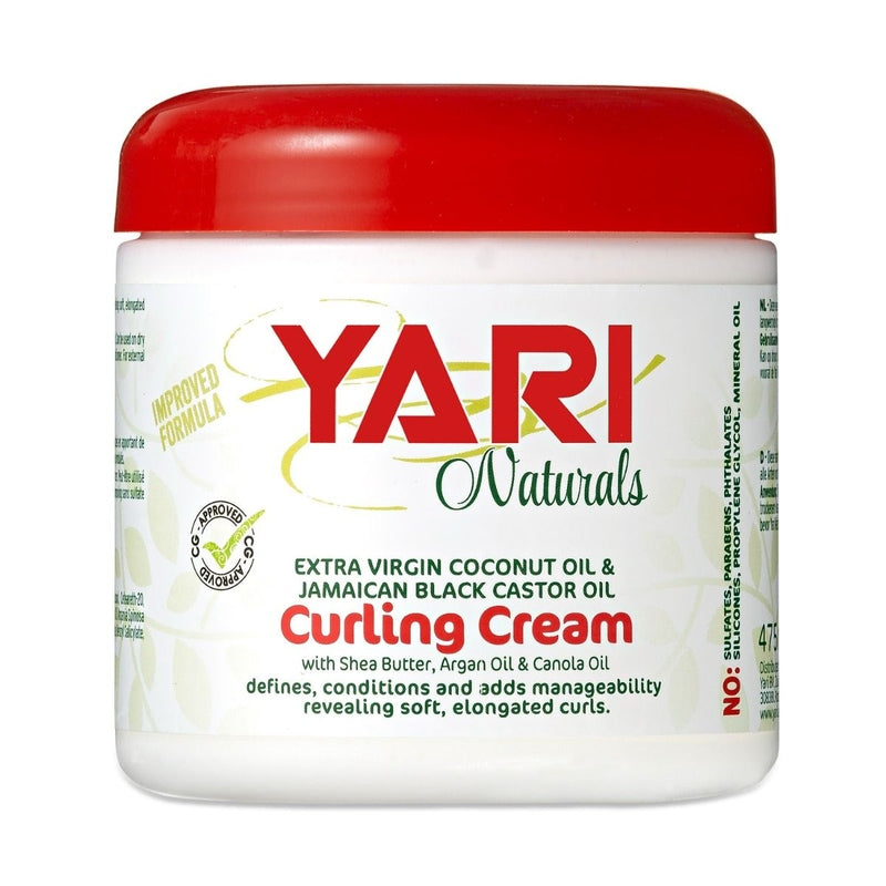 Yari Naturals Curling Cream – Definiërende Crème voor Krullend Haar 454g