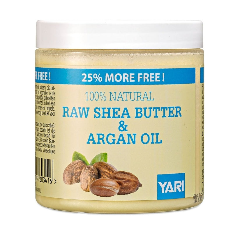 Yari Raw Shea Butter & Argan Olie – Hydraterende Crème 250ml