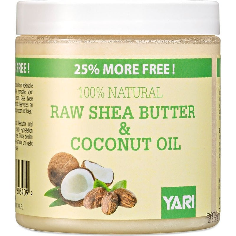 Yari Shea Butter en Kokosolie – Voedende Crème voor Alle Huidtypes 250ml