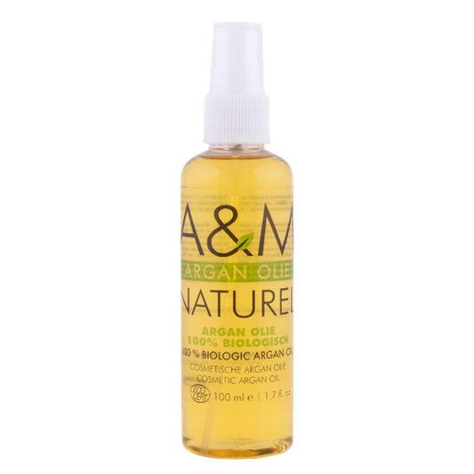 A&M Argan Olie Spray – Diepe Hydratatie voor Huid en Haar 100ml