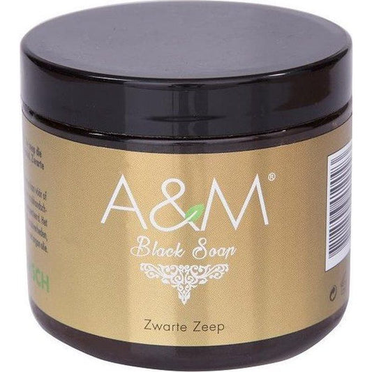 A&M Zwarte Zeep – Natuurlijke Reiniging voor Gevoelige Huid 200g